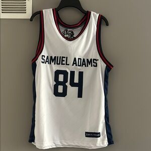 Samuel Adams White and Navy Jersey